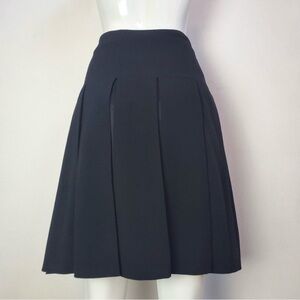 Vintage Y2K Anthropologie Elevenses Black Pleated Skirt